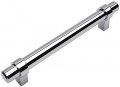 Cosmas 10 Pack 161-128ch Polished Chrome Contemporary Bar Cabinet Handle Pull 5 128mm Hole Centers 