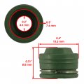 Caltric 8x Valve Stem Seal Compatible With Honda Cbr1000rr-r Fireblade Sp 2021