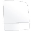 Towing Mirror Glass For Toyota Tundra 2007 2017 And Sequoia 2008 Right Side Upper Flat Lower Convex Manual Non Heated With 