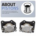M Mati Front Brake Caliper For Kawasaki Brute Force 300 Kvf300 2012-2022 43041-y003 43041-y002