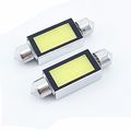Polarlander 10pcs Lot White 41mm Cob 3w Festoon Dome Interior Car Led Light Bulbs Error Free