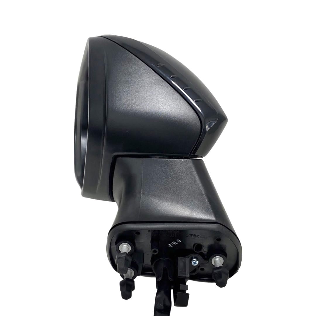 Spieg Side Mirror Set For 2020-2025 Toyota Corolla Non-heated Glass Turn Signal Light Painted Black 3 Pins Pair To1320391