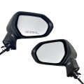 Spieg Side Mirror Set For 2020-2025 Toyota Corolla Non-heated Glass Turn Signal Light Painted Black 3 Pins Pair To1320391