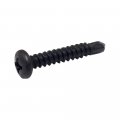 Megatronix Ppt810 Phillips Pan Head Fine Thread Self-drilling Screws Black Oxide 8 X 1 Inch 100 Pieces 