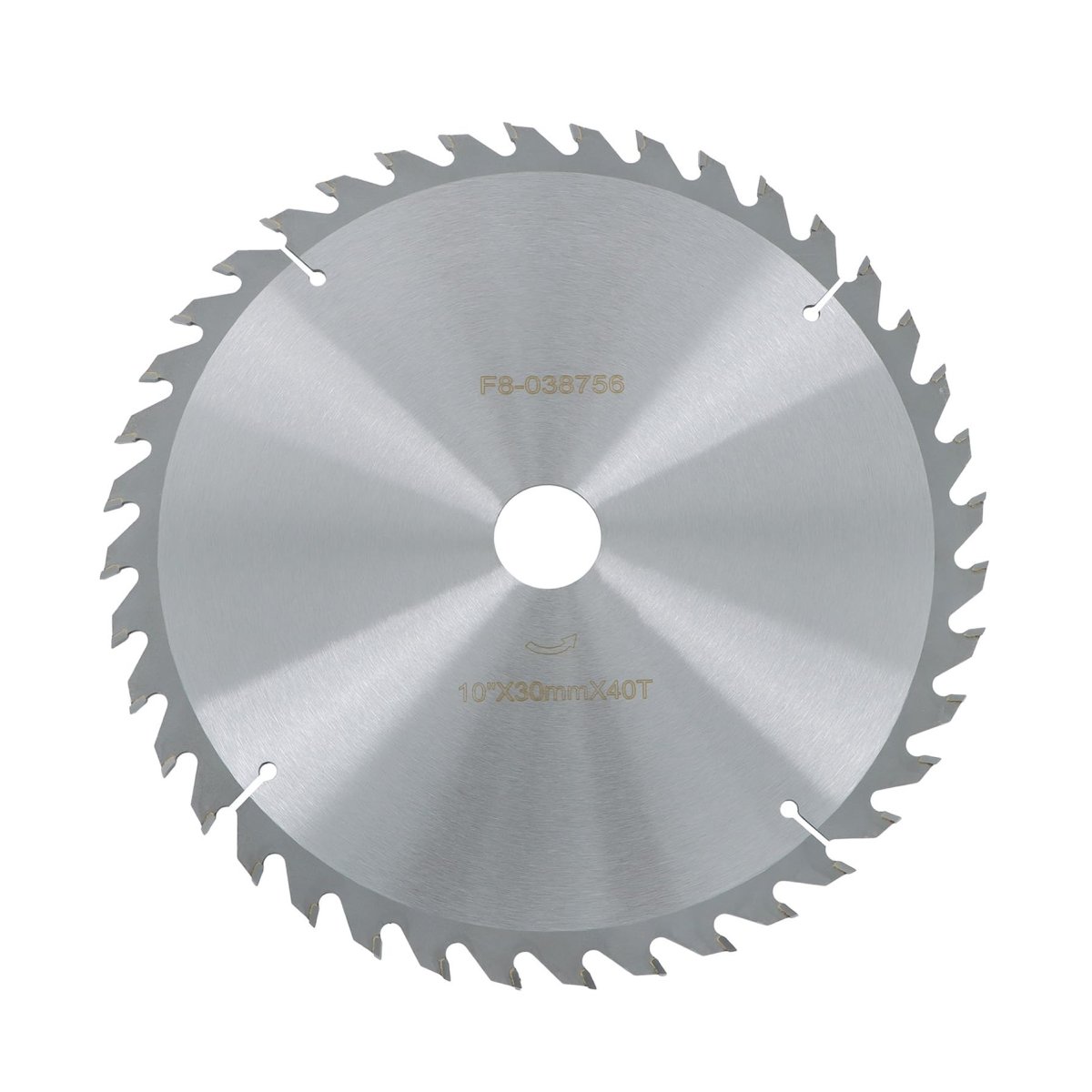 40 Tooth 10 Inch Wood Cutting Disc Carbide Tipped Circular Saw Blade For Hard