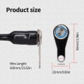 Led Motorcycle Switch Dc 12v Waterproof Push Button For Atv Headlight Fog Light Handlebar Mount On Off Blue