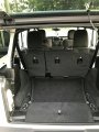 Eaccessories Ea Rear Trunk Organizer Cargo Net For Jeep Wrangler 2018-2023 A Floor Style Suv Premium Mesh Car Vehicle Carrier 
