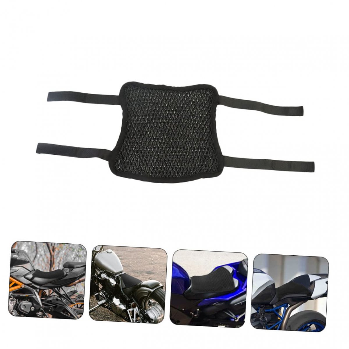 Wakauto Motorcycle Seat Cover Mesh Cushion For Nylon Honeycomb 3d Insulation Pads Sun Protection