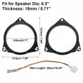 Uxcell 6 5 Car Speaker Adapter Spacer Ring With Wire Combination For Toyota Avalon R 2005-2011