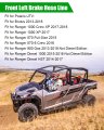 Front Left Brake Hose Line Fit For Polaris Utv Brutus Ranger 1000 Crew Xp 570 Full-size 570-6 900 Gas Diesel 1000 Hst 2013-2018