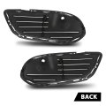 Front Bumper Fog Grille Cover For Benz C-class W205 2015-2018 Fit C300 4matic Base 2058854123 2058854023