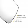 X Autohaux Car Right Rearview Heated Side Mirror Glass For Jeep Grand Cherokee 2005-2010 5142874aa Replacement With Backing