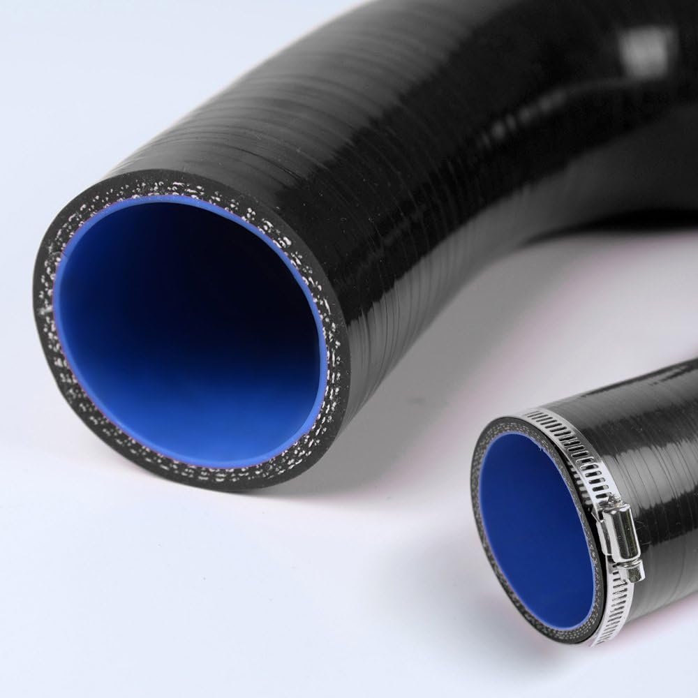 Silicone Radiator Hose Pipe Kit Clamps For Mitsubishi Eclipse Turbo Coolant 1995-1999 Blue