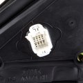 Ocpty Black Left Side And Right Mirrors Fit For 2008-2012 Honda Accord Smooth Mirror Glass Manual Fold Non-heated
