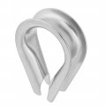 Aexit Stainless Steel Transmission Thimble For 0 94 Inch 24mm Diameter Wire Rope 5pcs