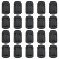 20 Pack Aluminum Alloy Car Wheel Tire Valve Caps Tyre Rim Stem Covers Universal For Cars Suvs Bike Trucks And Motorcycles Grey