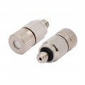 Uxcell 0 1mm Orifice Dia 4 5mm Male Thread 22mm Length Mist Nozzle Silver Tone 5pcs