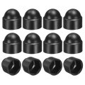 12pcs Hex Nut Cover M8x13x17 5mm Plastic Dome Protection Cap Screws Bolt Covers For Indoor Outdoor Furniture Automotive Bolts 