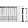 Mromax 1 Inch Faucet Hose Connector 304 Stainless Steel Plumbing Pipe Hot Water Heater Corrugated Connectors For Bathroom 4
