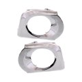 Fog Light Trims For Toyota 4runner 2010 2011 2012 2013 Driver And Passenger Side Pair Front Chrome With Appearance Package 