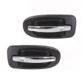 Rear Exterior Door Handle Pair For Buick Terraza 2005 2006 2007 Sliding Primed Bezel With Chrome Lever Gm1520125 Gm1521125 