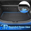 Cartist Custom Fit For Cargo Liner 2018-2023 Kia Rio Hatchback All Weather Rear Trunk Mat Carpet Protection Tpe Waterproof