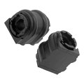 Stabilizer Bar Bushing Set For 2009 2014 Hyundai Genesis Front Rubber 2 Piece Black Alx Pau Me Ms908132 Cla2 