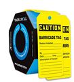Accuform Signs Tar136 Tags By-the-roll Inspection And Status Legend Caution Barricade Tag 6 25 Length X 3 Width 0 010 Thickness 