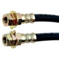 Brake Hydraulic Hose For Ford Escort 1990 Rear Position Corrosion Resistant Steel Black 10 75 In Axis 1 Length 
