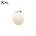 50pcs Nylon Bearing Balls 8mm Solid Plastic Precision Mini