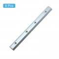 Uxcell Straight Line Connector 6pcs7 1inch Inside Joint Brackets For 4040 Series Aluminum Extrusion Profile T Slot 8mm Silver