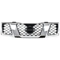 Nissan Pathfinder Grille Assembly 2005 2006 2007 Chrome Shell With Black Insert Plastic Ni1200217 62310ea700 