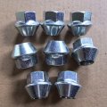 8pcs M14x1 50 Wheel Lug Nuts 611-979 For Dodge Ram 2500 3500 Srw Steel Wheels Charger Challenger And Durango Silver Alloy Hex