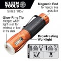Klein Tools 56028 Led Flashlight And Work Light Durable Waterproof Compact Hands-free Magnetic End Runs To 12 Hours For Outdoor
