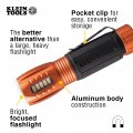 Klein Tools 56028 Led Flashlight And Work Light Durable Waterproof Compact Hands-free Magnetic End Runs To 12 Hours For Outdoor