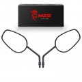 Mzs Cruiser Motorcycle Mirrors Black Touring Rear View Mirror Side Adjustable For Fury Interstate Magna Nighthawk Rebel 250 300 