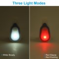 Patikil Led Flashlight Silicone Night Shift Hands Free Clip-on Flashlights Safety Running Light For Walking Sports Outdoor