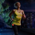 Patikil Led Flashlight Silicone Night Shift Hands Free Clip-on Flashlights Safety Running Light For Walking Sports Outdoor
