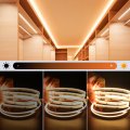 Side Emitting Cob Led Strip Lights 16 4ft Warm White 3000k Dimmable 24v Tape Light 1200lm Cri90 Plus 480 Leds Per M For Under 