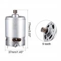 Uxcell Dc 10 8v 19500rpm Electric Gear Motor 9 Teeth For Various Cordless Screwdriver