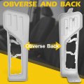 A-premium Front Driver Seat Panel Trim Compatible With Ford F-250 F-350 F-450 F-550 Super Duty 2008 2009 2010 Pickup Gray