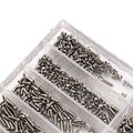 1000pcs Stainless Steel Assorted 1 6-6 0mm Tiny Screws Kit For Eyeglass Sun Glasses Watch Repair Tool