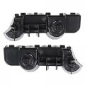 G-plus Front Left Right Side 1pair Bumper Brackets Compatible With Nissan Maxima Sedan 622209n00a 622219n00a 2009-2015 Black
