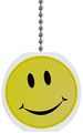 Yellow Smiley Face Solid Ceramic Fan Pull 
