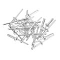 100pcs 3 16 X3 4 Aluminum Round Head Tri Grip Rivets Assortment Bulb Style For Diy Sheet Metal Automotive Repairs Furniture