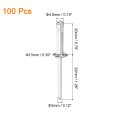 100pcs 3 16 X3 4 Aluminum Round Head Tri Grip Rivets Assortment Bulb Style For Diy Sheet Metal Automotive Repairs Furniture