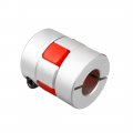 Uxcell 8mm To 14mm Shaft Plum Shaped Coupling Coupler 30mm Diameter 35mm Length