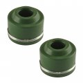 Caltric 2x Valve Stem Seal For Yamaha Breeze 125 1989 1991-2004 