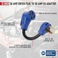 Aa Ignition 30 Amp Dryer Plug To 50 Ev Adapter For Heavy Duty Level 2 Charging Nema 10-30p 14-50r 125 250 Volt Tesla Charger