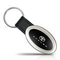 Toyota Avalon Oval Style Metal Key Chain Fob